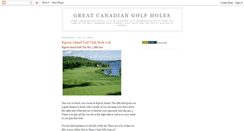 Desktop Screenshot of canadiangolf.blogspot.com