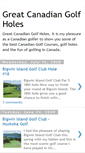 Mobile Screenshot of canadiangolf.blogspot.com