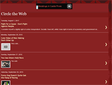 Tablet Screenshot of circletheweb.blogspot.com