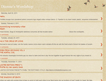 Tablet Screenshot of dianneswordshop.blogspot.com