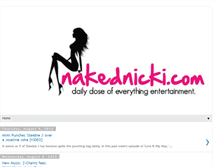 Tablet Screenshot of nakednicki.blogspot.com