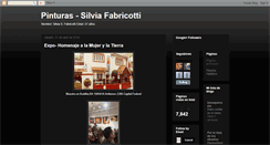 Desktop Screenshot of pinturassilviafabricotti.blogspot.com