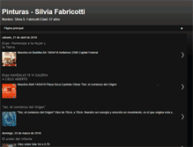 Tablet Screenshot of pinturassilviafabricotti.blogspot.com