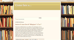 Desktop Screenshot of max-come-fare.blogspot.com