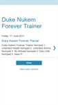 Mobile Screenshot of dukenukemforevertrainer.blogspot.com