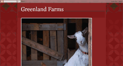 Desktop Screenshot of greenlandfarms.blogspot.com