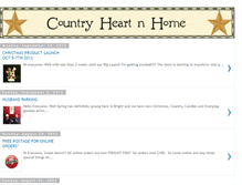 Tablet Screenshot of countryhearthome.blogspot.com