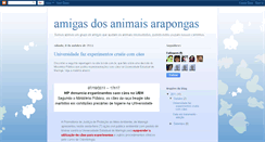 Desktop Screenshot of amigasdosanimaisarapongas.blogspot.com