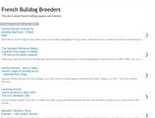Tablet Screenshot of frenchbulldogbreeders.blogspot.com