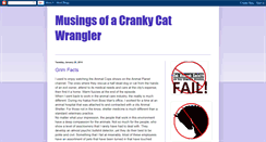 Desktop Screenshot of crankycatwrangler.blogspot.com