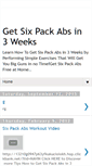 Mobile Screenshot of howtogetsixpackabsin3weeks.blogspot.com