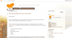 Desktop Screenshot of gettingthemixright.blogspot.com