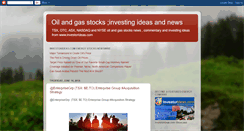 Desktop Screenshot of investorideasenergystocks.blogspot.com