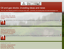 Tablet Screenshot of investorideasenergystocks.blogspot.com