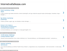 Tablet Screenshot of internetvallalkozas.blogspot.com