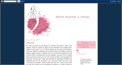 Desktop Screenshot of entretaconesyletras.blogspot.com