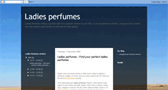 Desktop Screenshot of ladies-perfumes.blogspot.com