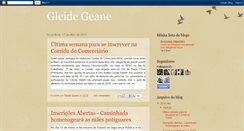 Desktop Screenshot of gleidegeane.blogspot.com