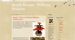 Desktop Screenshot of healthbooster-wellnessproducts.blogspot.com