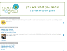 Tablet Screenshot of greentogrow.blogspot.com
