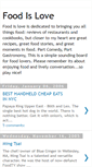 Mobile Screenshot of foodislove.blogspot.com