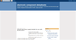 Desktop Screenshot of free-datasheet.blogspot.com