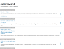 Tablet Screenshot of mallorcaworld.blogspot.com