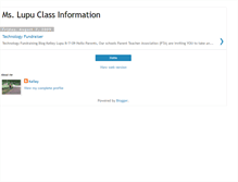 Tablet Screenshot of mslupuclassinformation.blogspot.com