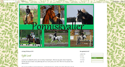 Desktop Screenshot of ponniskvaller.blogspot.com