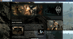 Desktop Screenshot of elderscrollsfiveskyrim.blogspot.com