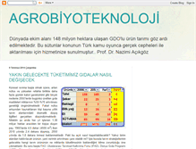 Tablet Screenshot of agrobiyoteknoloji.blogspot.com