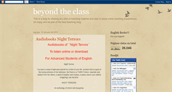 Desktop Screenshot of beyondaclass.blogspot.com