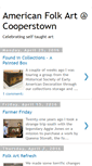 Mobile Screenshot of folkartcooperstown.blogspot.com