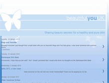 Tablet Screenshot of beautifulyouuk.blogspot.com