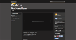 Desktop Screenshot of pashtunnationalism.blogspot.com