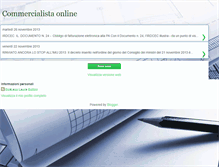 Tablet Screenshot of ilcommercialistaonline.blogspot.com