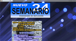 Desktop Screenshot of nuevosemanario24.blogspot.com