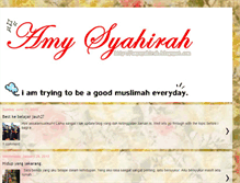 Tablet Screenshot of amysyahirah.blogspot.com