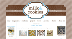 Desktop Screenshot of milkandcookiescanada.blogspot.com