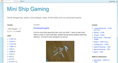 Desktop Screenshot of minishipgaming.blogspot.com