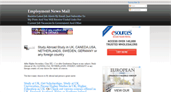 Desktop Screenshot of employmentnewsmail.blogspot.com