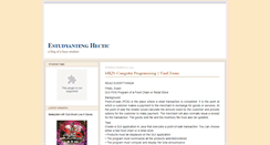 Desktop Screenshot of estudyantenghectic.blogspot.com