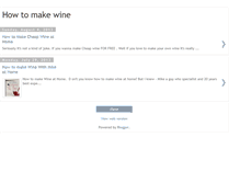 Tablet Screenshot of howtomakewineathomewithmike.blogspot.com