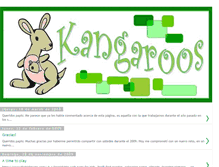 Tablet Screenshot of kangaroosclasses09.blogspot.com