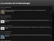 Tablet Screenshot of javierylapalentologia.blogspot.com