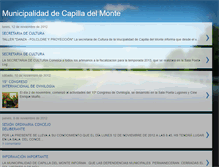 Tablet Screenshot of municipalidaddecapilladelmonte.blogspot.com