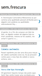 Mobile Screenshot of cemfrescuras.blogspot.com