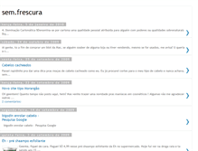 Tablet Screenshot of cemfrescuras.blogspot.com