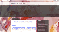 Desktop Screenshot of halimunanman.blogspot.com