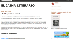 Desktop Screenshot of eljaina.blogspot.com